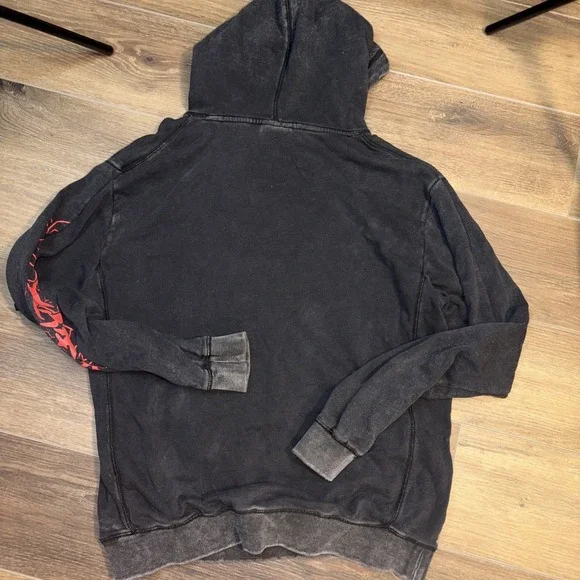 Official Corpse Husband Miss You "I Am Corpse" Graphic Hoodie Mens Large Black - Picture 4 of 4